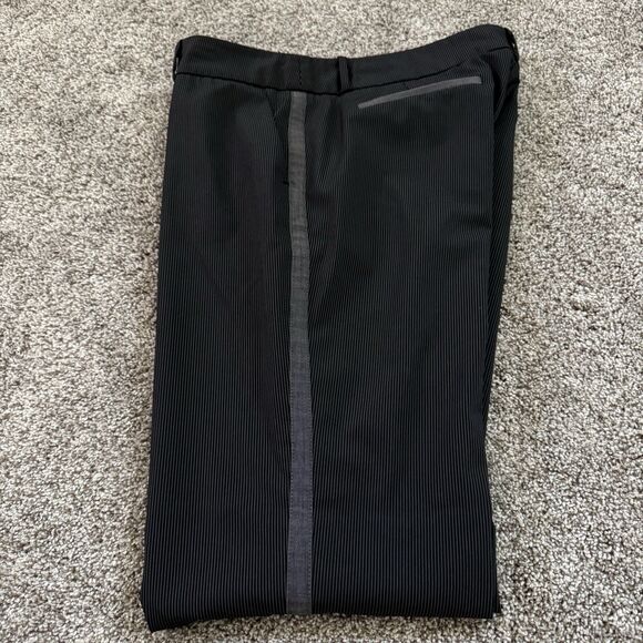 BEBE Vintage Y2K Pin Striped Tuxedo Dress Pants Slacks Women’s Size 10 *RARE* - Picture 11 of 14